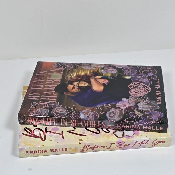 Karina Halle Belle Box Set My Life in Shambles Signed & Before I Ever Met You Nw - Picture 3 of 6